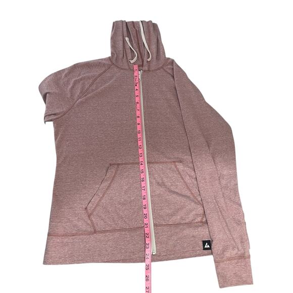 American Giant Lightweight Full Zip Hoodie Women's Size XL Athleisure USA - Picture 11 of 13